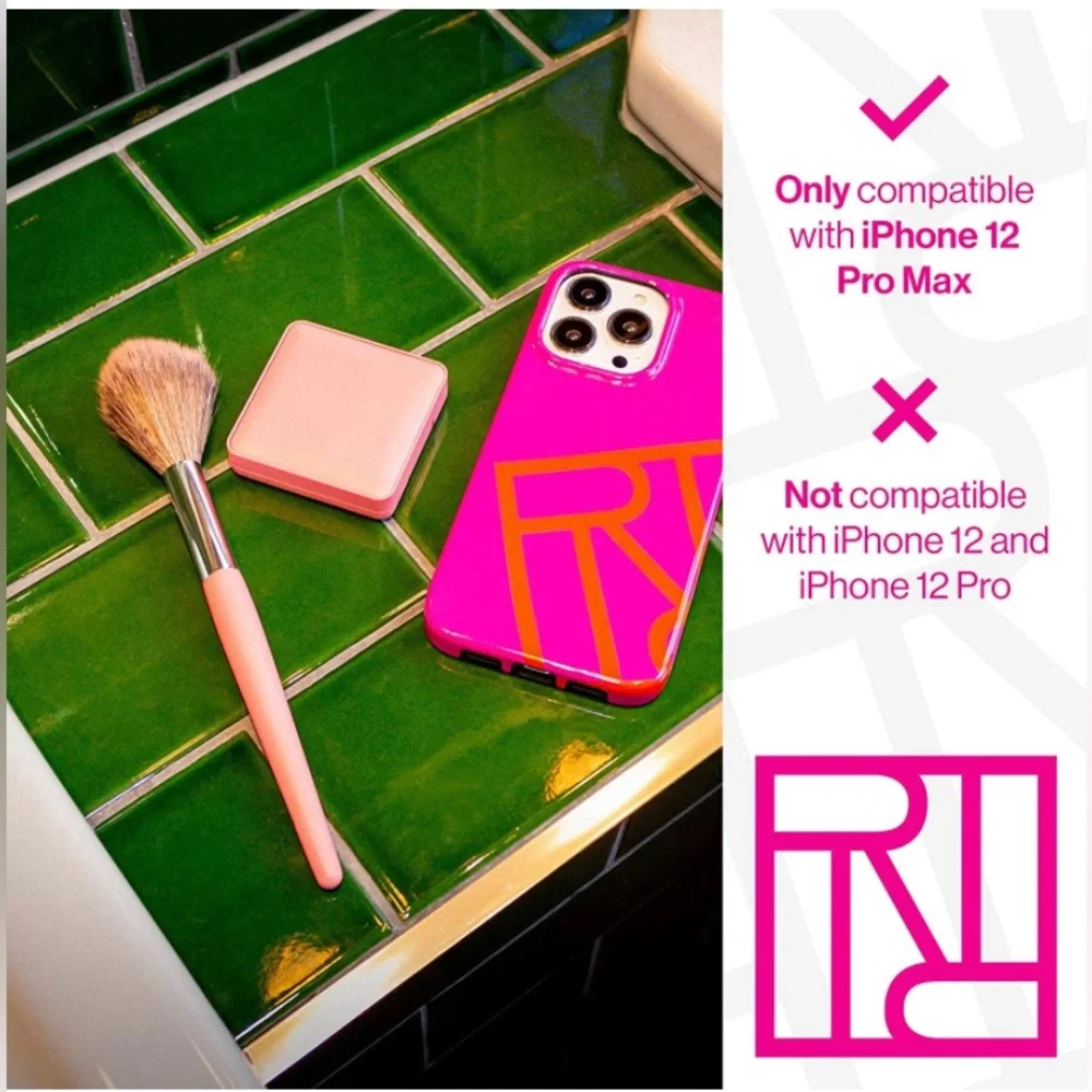 New RICHMOND & FINCH Phone Case Compatible with iPhone 13 Pro Max, Fuschia